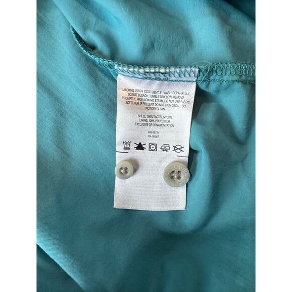 Columbia PFG men's Long sleeve, button down shirt, size M, Teal; performance - Picture 11 of 12